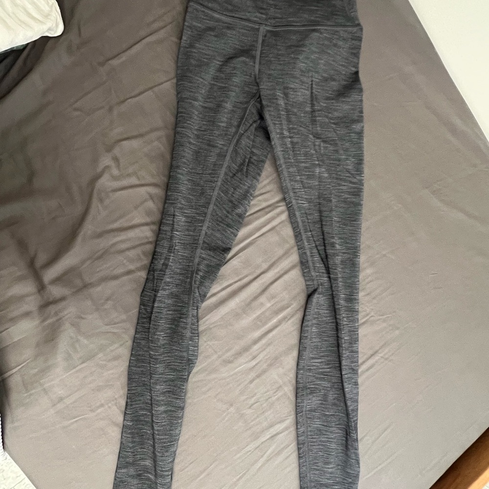 Lululemon Gray High-Waisted Leggings